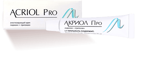 Анестезирующий крем для кожи